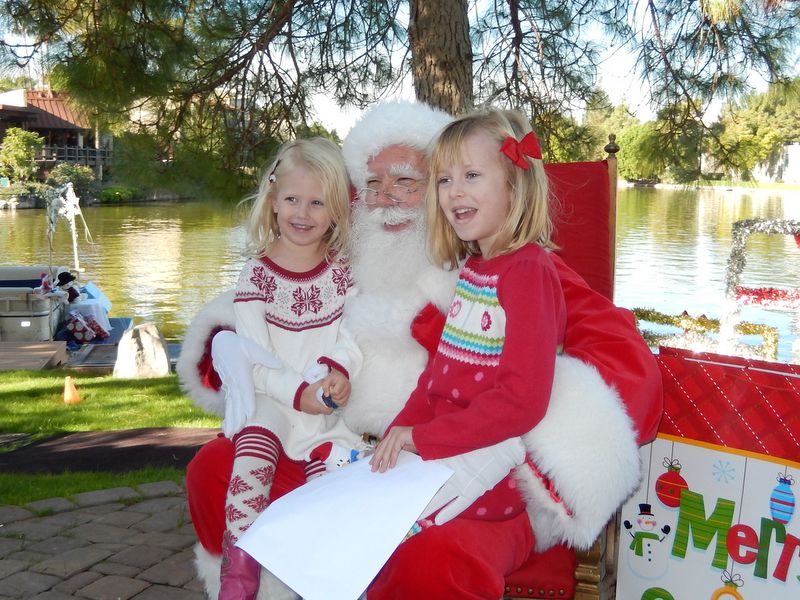 Santa at Christmas Island 2014