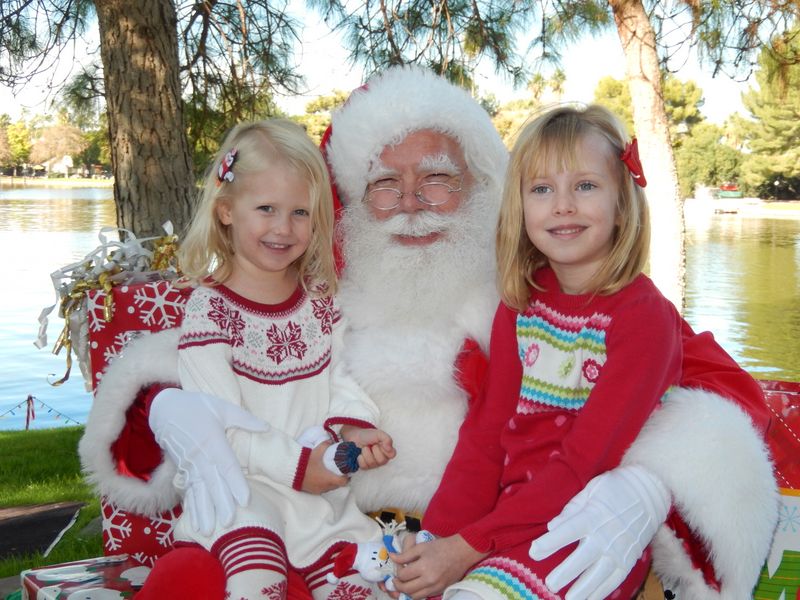 Santa at Christmas Island 2014