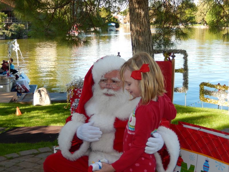 Santa at Christmas Island 2014