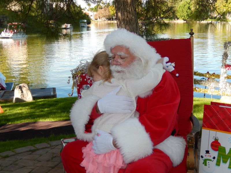 Santa at Christmas Island 2014