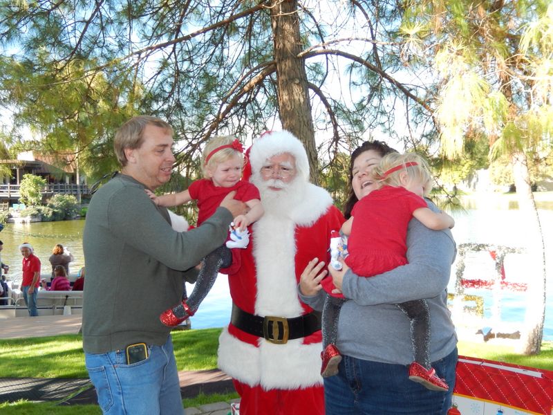 Santa at Christmas Island 2014