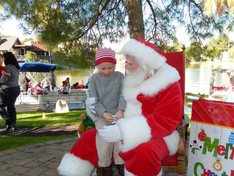 Santa at Christmas Island 2014