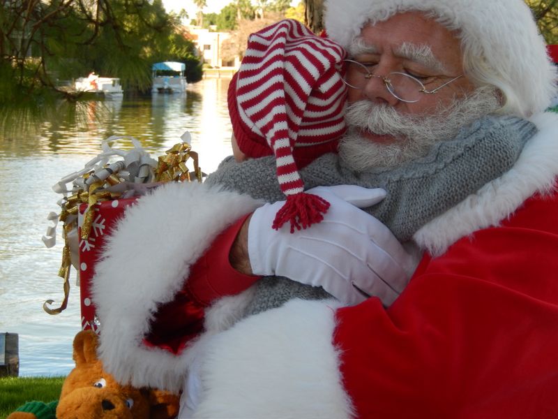 Santa at Christmas Island 2014