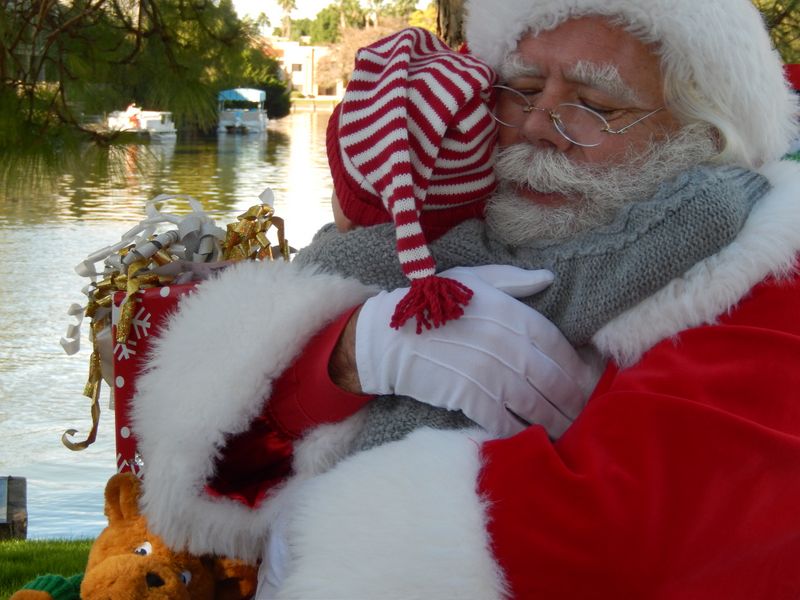 Santa at Christmas Island 2014