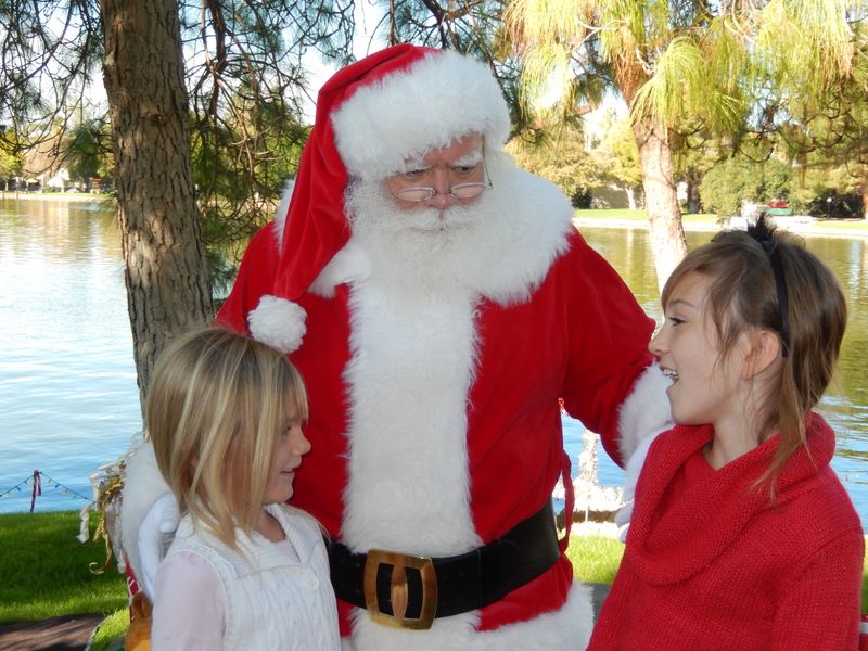 Santa at Christmas Island 2014