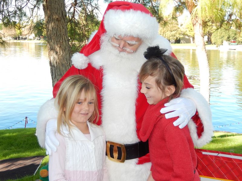 Santa at Christmas Island 2014