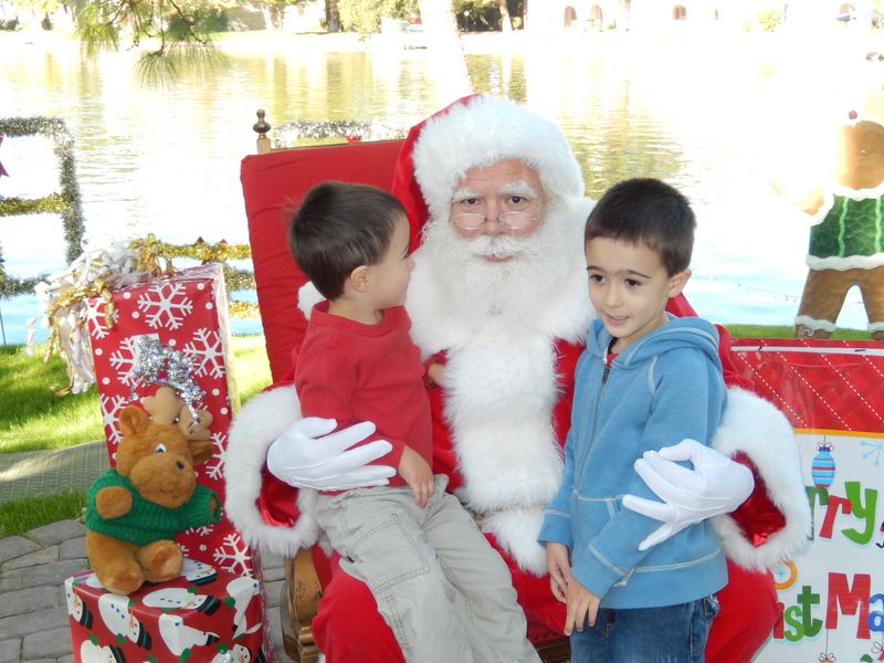 Santa at Christmas Island 2014