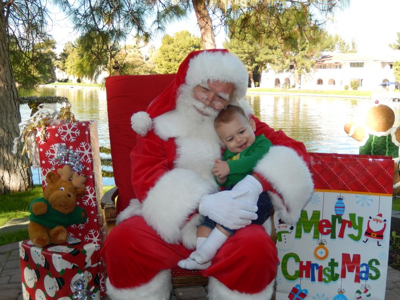 Santa at Christmas Island 2014