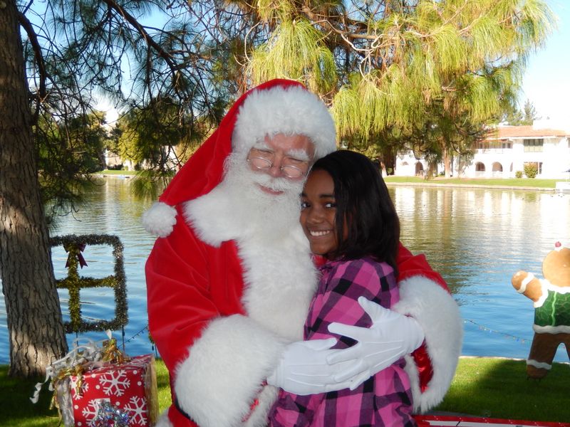 Santa at Christmas Island 2014