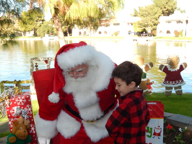 Santa at Christmas Island 2014