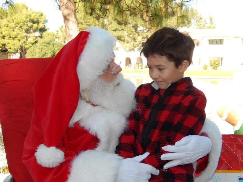 Santa at Christmas Island 2014