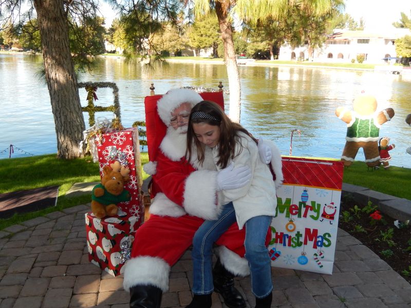 Santa at Christmas Island 2014