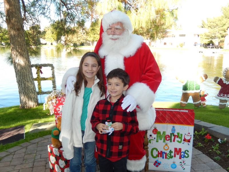 Santa at Christmas Island 2014