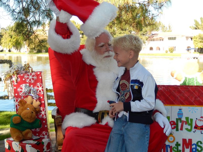 Santa at Christmas Island 2014