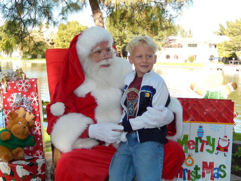 Santa at Christmas Island 2014