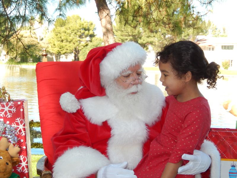 Santa at Christmas Island 2014