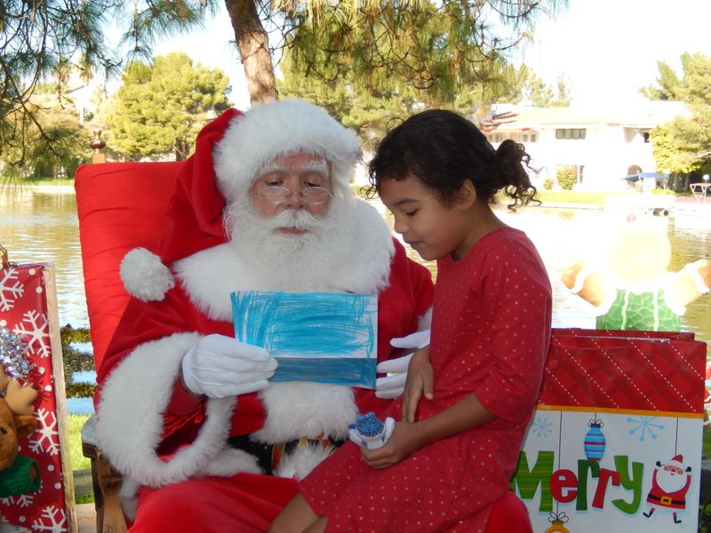 Santa at Christmas Island 2014