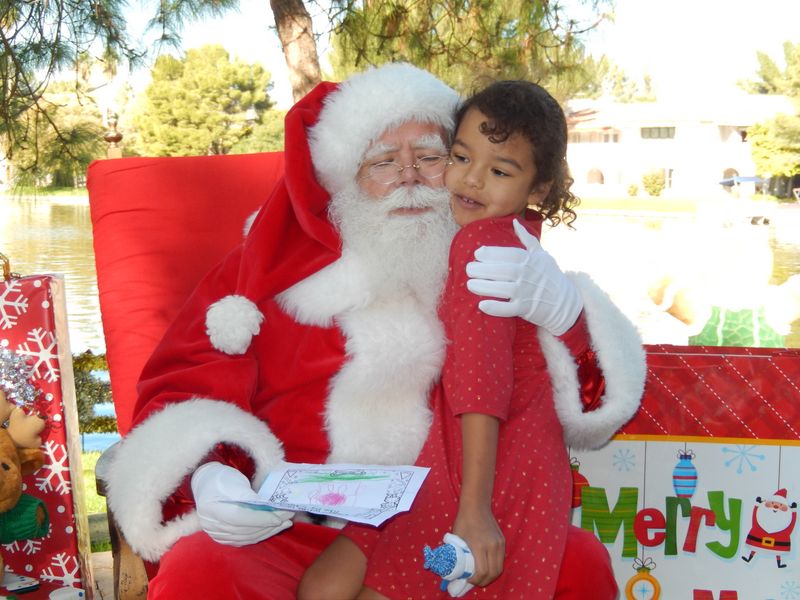 Santa at Christmas Island 2014