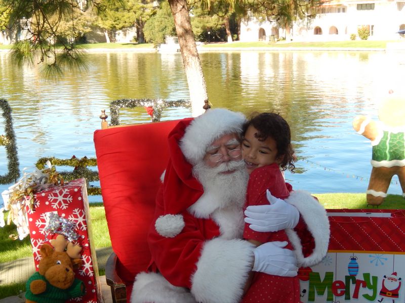 Santa at Christmas Island 2014