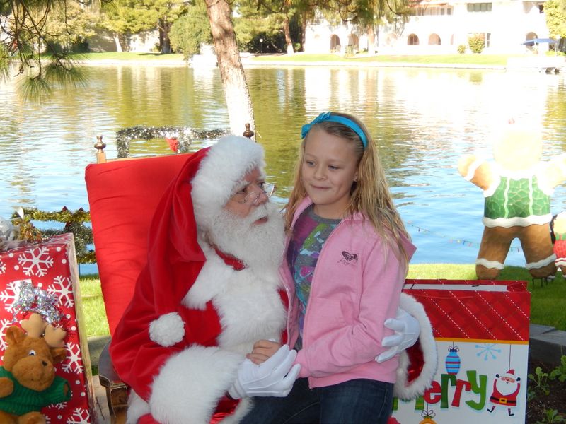 Santa at Christmas Island 2014