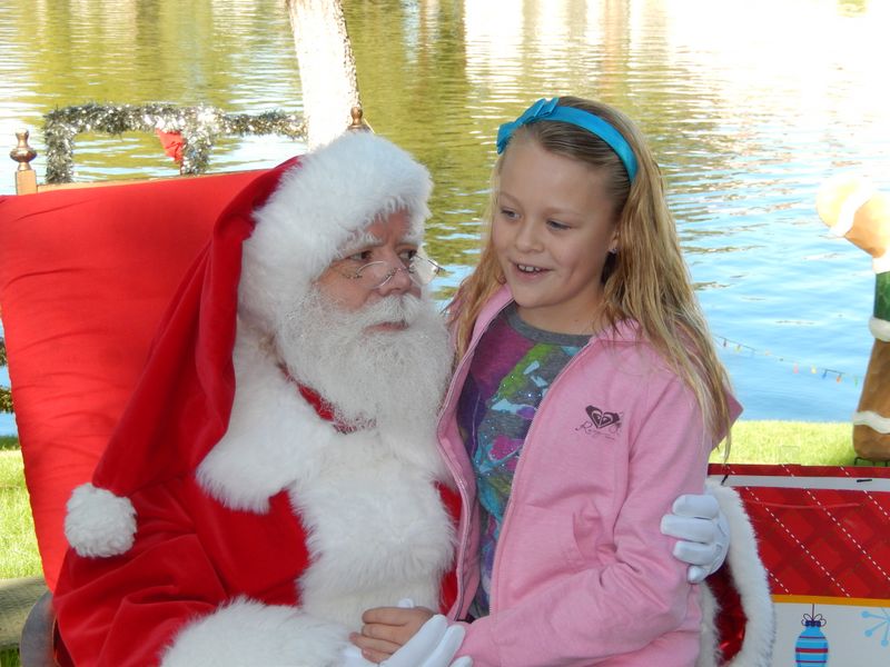 Santa at Christmas Island 2014