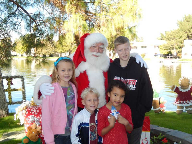 Santa at Christmas Island 2014