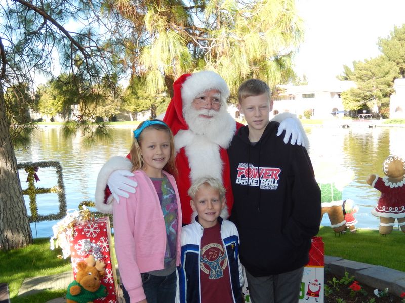 Santa at Christmas Island 2014