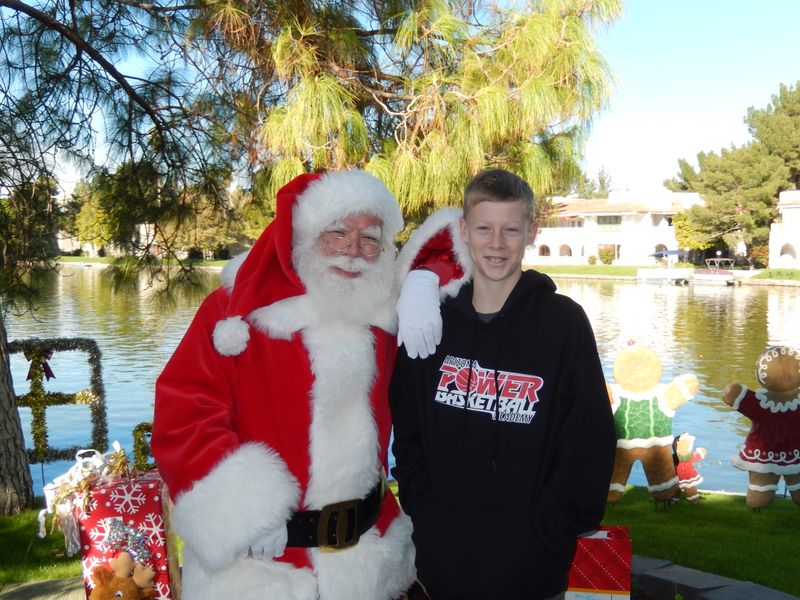 Santa at Christmas Island 2014