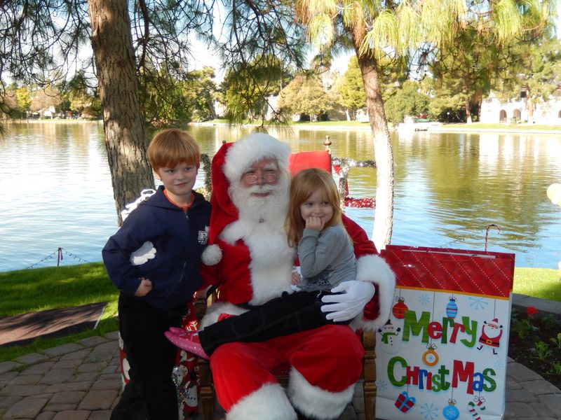 Santa at Christmas Island 2014