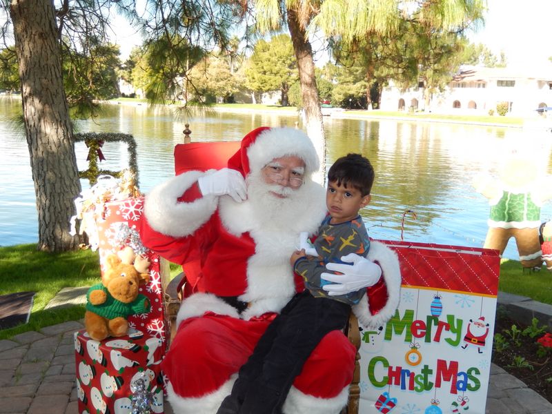 Santa at Christmas Island 2014