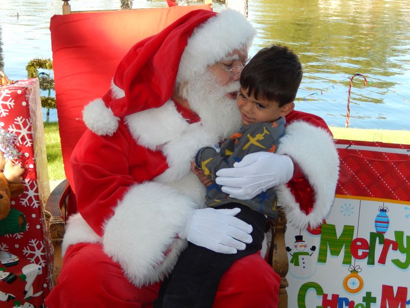 Santa at Christmas Island 2014