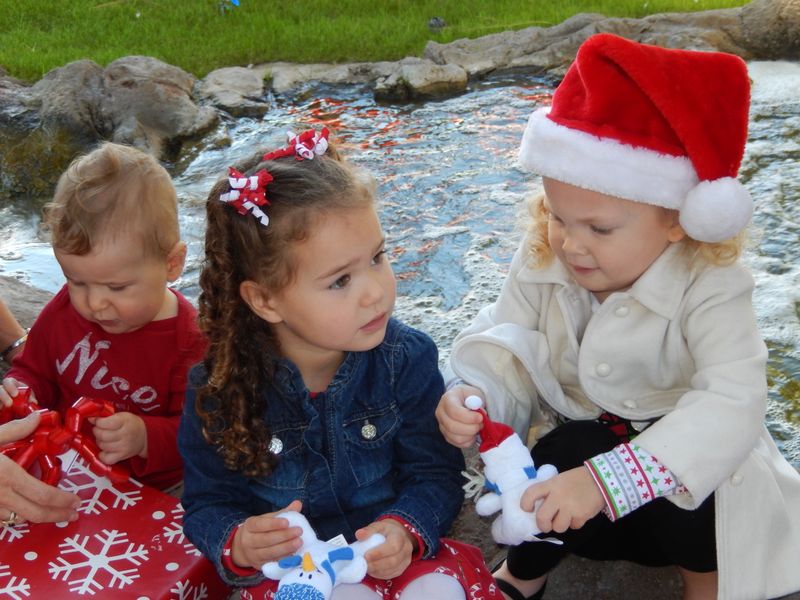 Santa at Christmas Island 2014