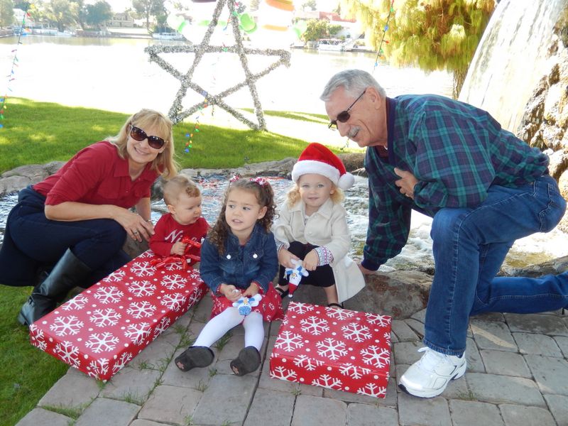 Santa at Christmas Island 2014