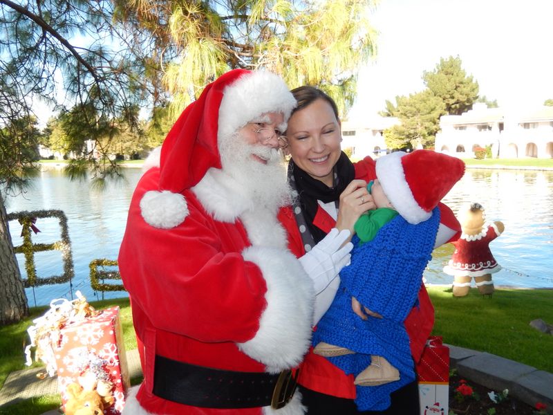 Santa at Christmas Island 2014