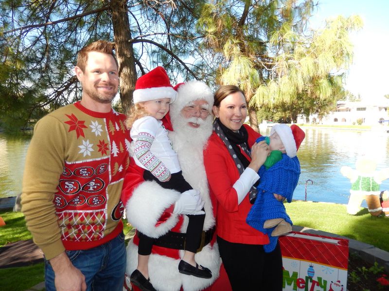 Santa at Christmas Island 2014