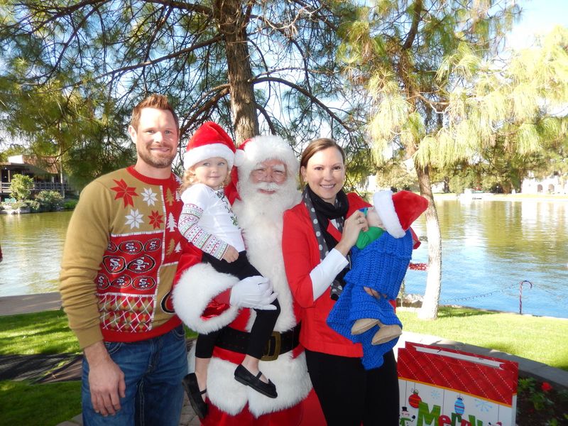 Santa at Christmas Island 2014