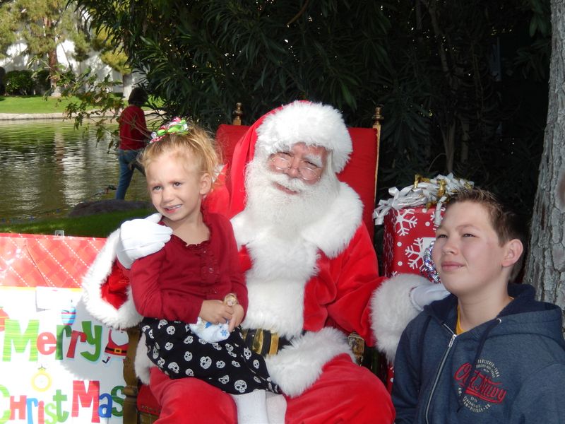 Santa at Christmas Island 2014