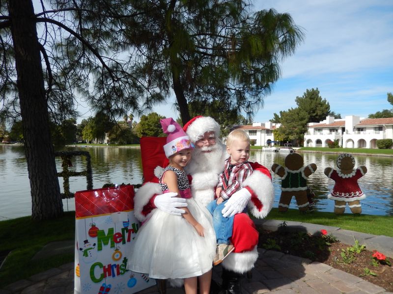 Santa at Christmas Island 2014