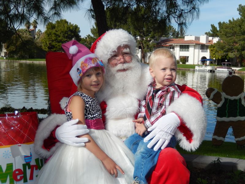 Santa at Christmas Island 2014