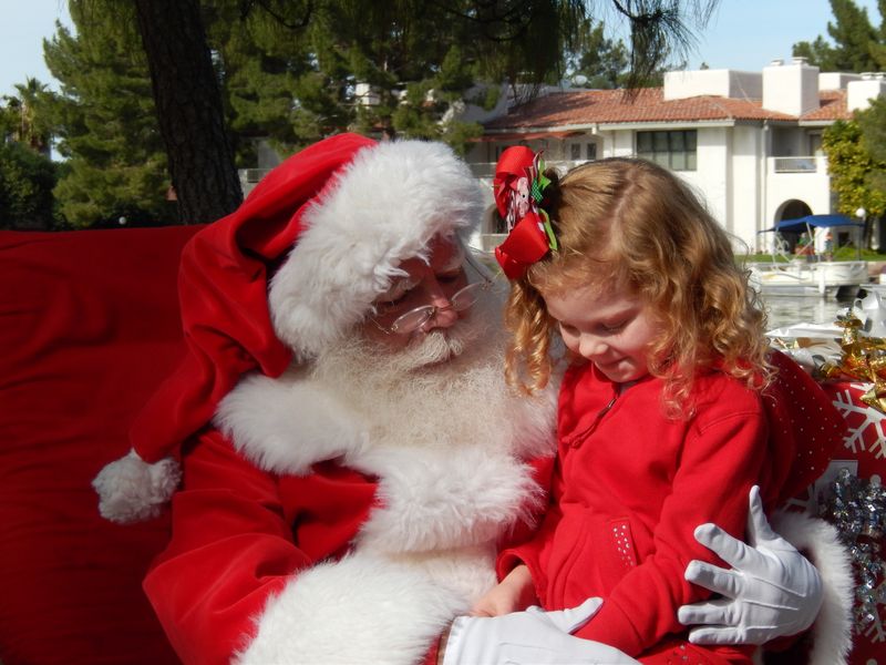 Santa at Christmas Island 2014