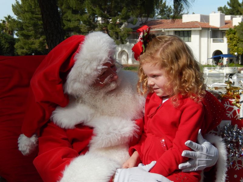 Santa at Christmas Island 2014