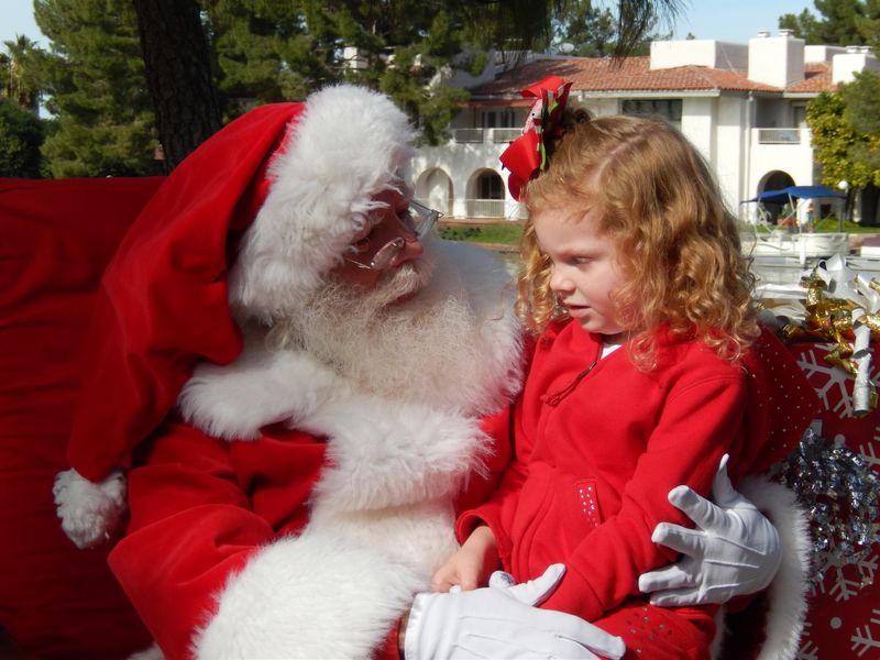 Santa at Christmas Island 2014