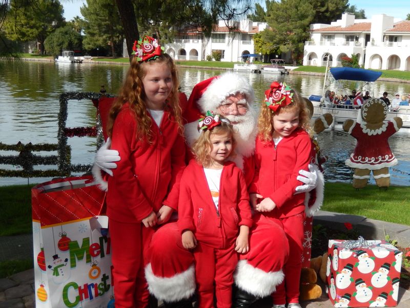 Santa at Christmas Island 2014