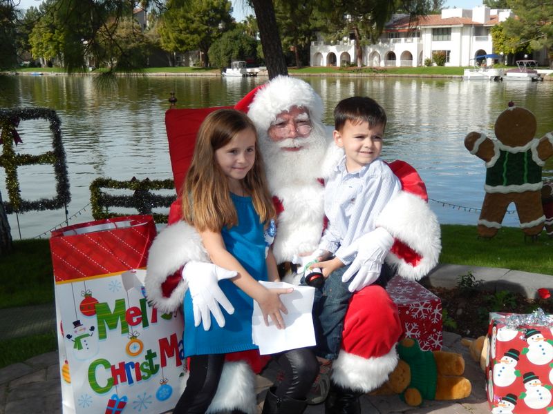 Santa at Christmas Island 2014