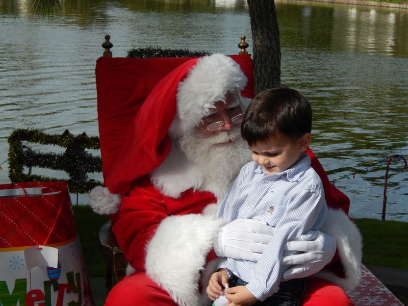 Santa at Christmas Island 2014