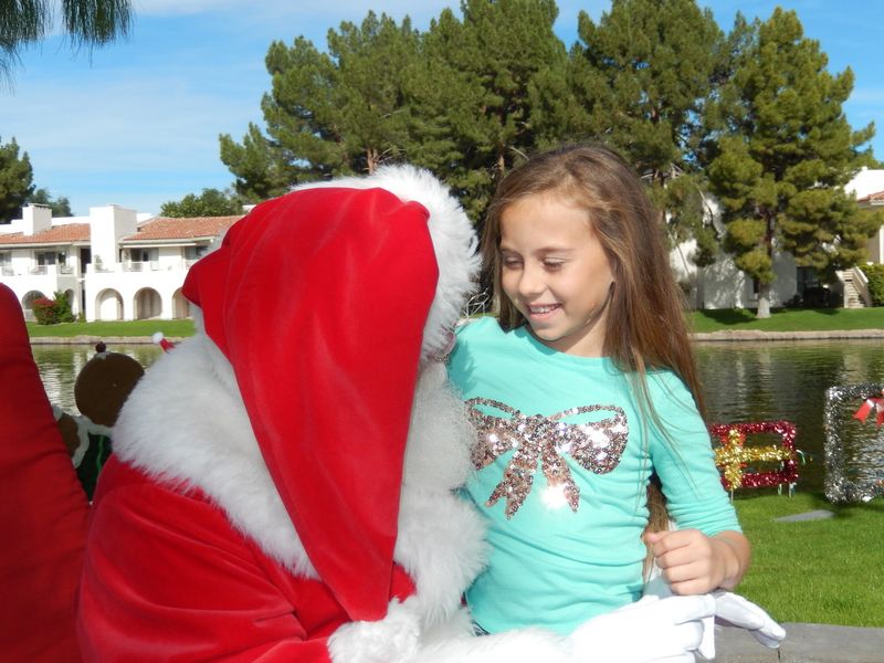 Santa at Christmas Island 2014