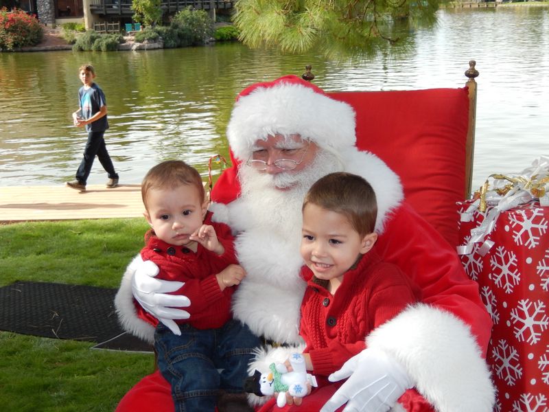 Santa at Christmas Island 2014