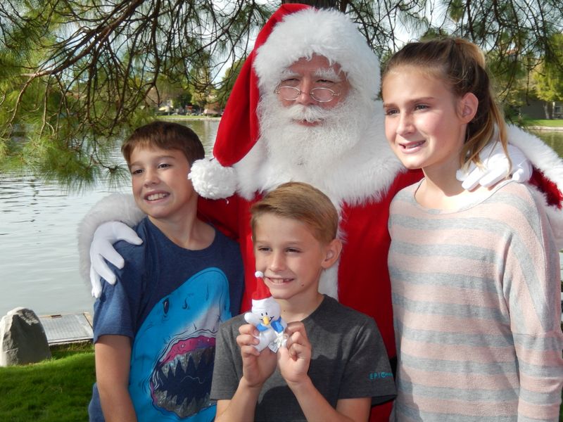 Santa at Christmas Island 2014