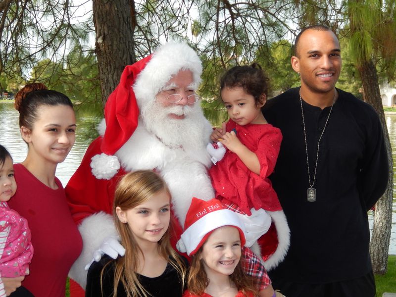 Santa at Christmas Island 2014