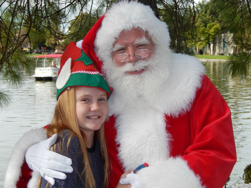 Santa at Christmas Island 2014